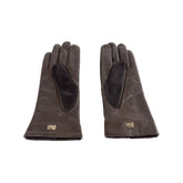 Cavalli Class Brown Cowhide Women Glove